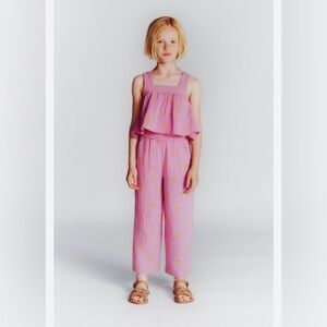 Zara Pink and Orange Kids Matching Set Size 11-12